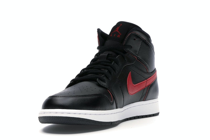 Jordan 1 Retro Mid Black Team Red