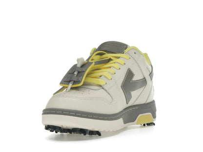 OFF-WHITE Out Of Office OOO Low Tops Golf Paris Hilinski Gray Yellow