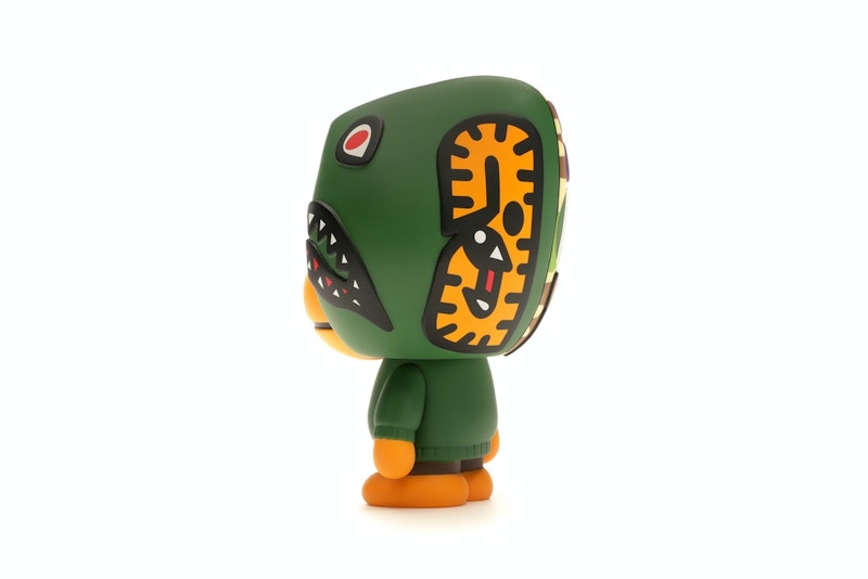 BAPE Baby Milo Shark Hoodie Vinyl Toy Green