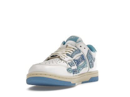 AMIRI Skel Top Low Bandana White Light Blue
