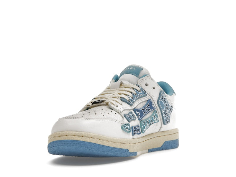 AMIRI Skel Top Low Bandana White Light Blue