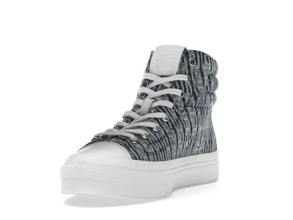 Givenchy City High Top In 4G Denim Blue White