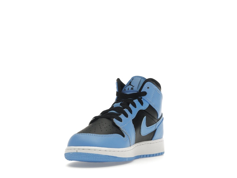 Jordan 1 Mid University Blue Black (GS)