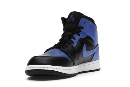 Jordan 1 Mid Hyper Royal Tumbled Leather