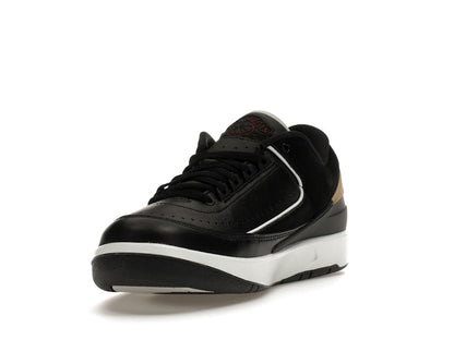 Jordan 2 Retro Low Black Metallic Gold (Women's)