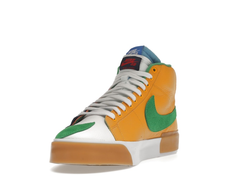 Nike SB Zoom Blazer Mid Edge Safety Orange University Gold