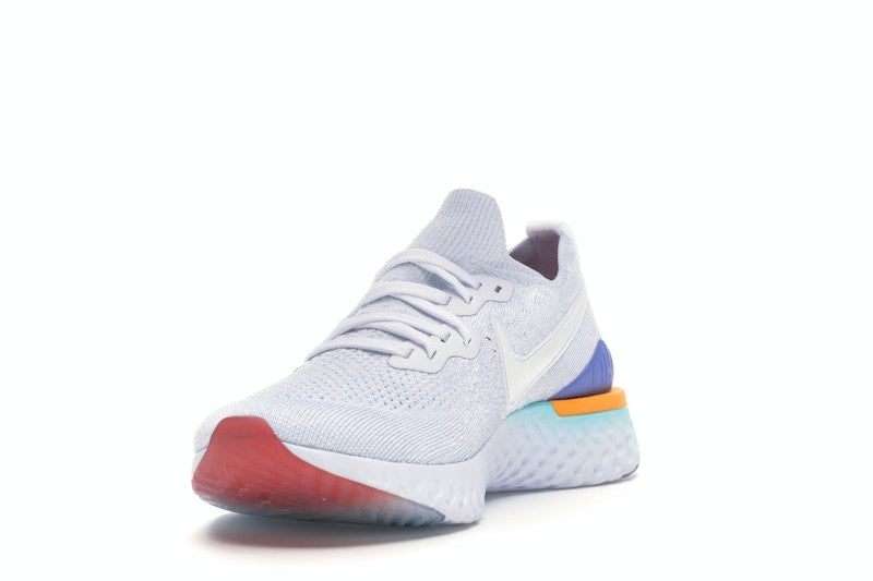 Nike Epic React Flyknit 2 White Hyper Jade Ember Glow (Women's)