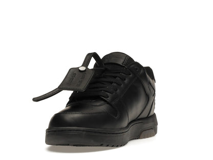 OFF-WHITE OOO Low Tops "For Walking" Black White
