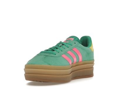 adidas Gazelle Bold Court Green Lucid Pink (Women's)