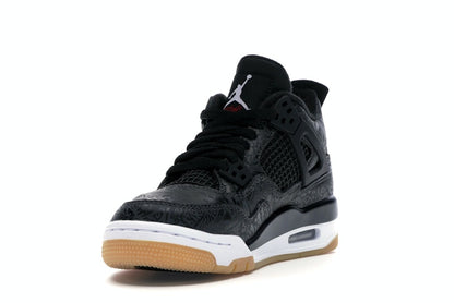 Jordan 4 Retro Laser Black Gum (GS)