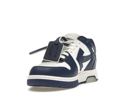 OFF-WHITE Out Of Office OOO Low Tops White Royal Blue