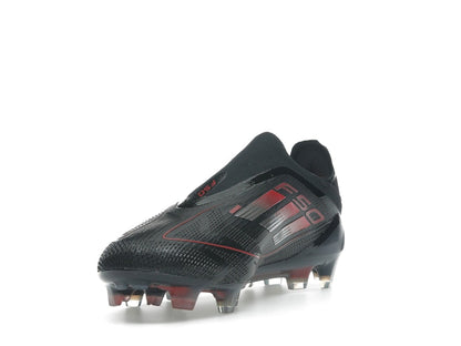 adidas F50 Elite Laceless FG Core Black Iron Metallic Lucid Red