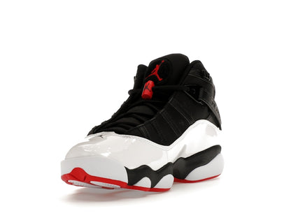 Jordan 6 Rings Black White Varsity Red