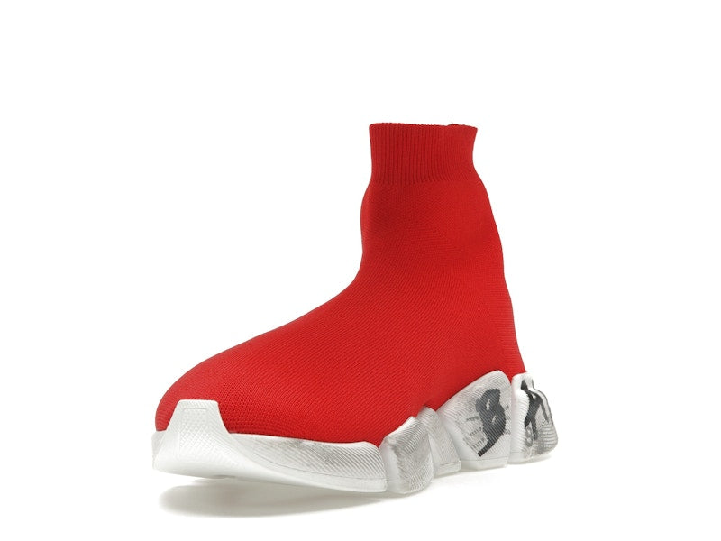 Balenciaga Speed 2.0 Graffiti Red White