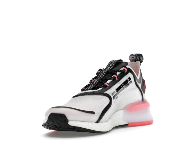 adidas NMD R1 V3 White Matte Silver Crimson
