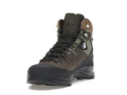 Salomon X-ALP Mid Distressed Leather GTX Dark Earth Black