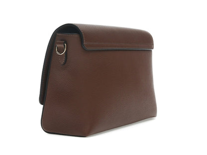 Burberry Vintage Check and Leather Note Crossbody Bag Tan