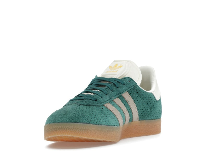 adidas Gazelle Collegiate Green Wonder Beige Gold Metallic