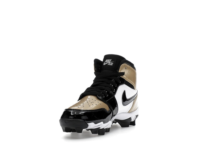 Jordan 1 Mid Cleat Patent Gold Toe (GS)