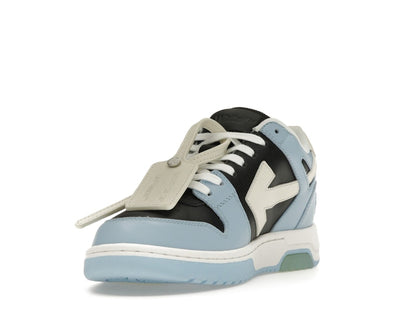 OFF-WHITE Out Of Office OOO Low Tops Light Blue Black