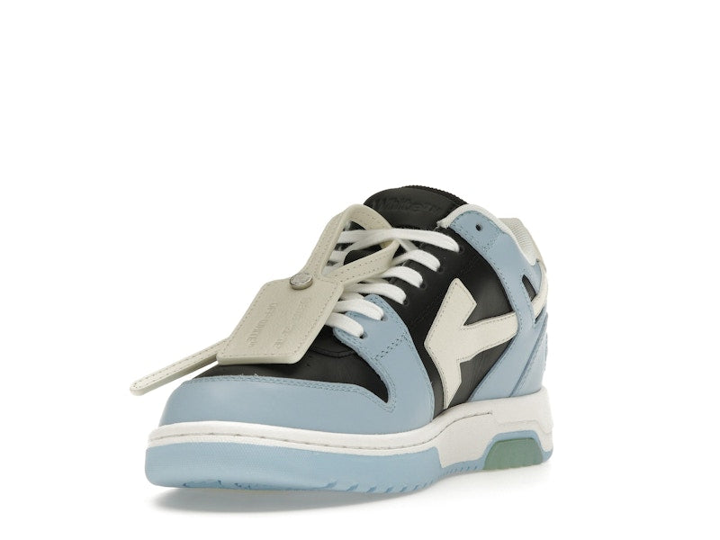 OFF-WHITE Out Of Office OOO Low Tops Light Blue Black