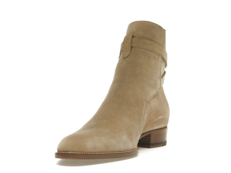 Saint Laurent Wyatt Jodhpur Boot Tobacco Suede