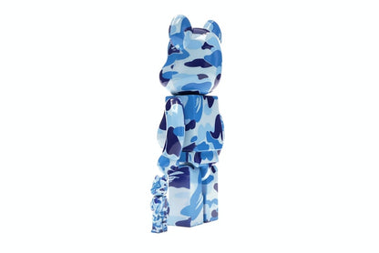 Bearbrick A Bathing Ape ABC Camo 100% & 400% Set Blue