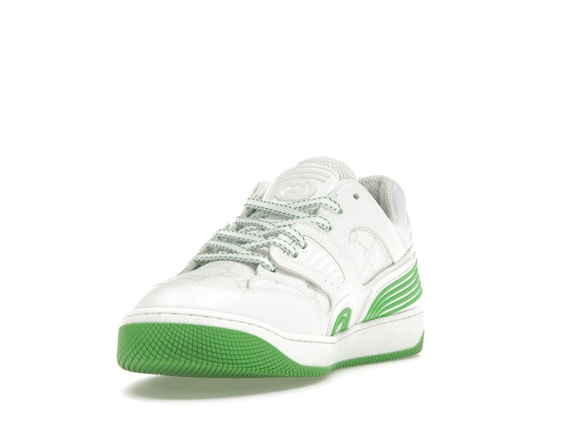 Gucci Basket Low White Demetra Green