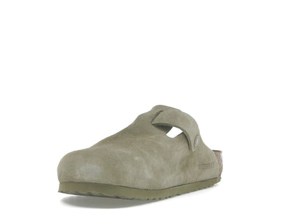 Birkenstock Boston Suede Faded Khaki