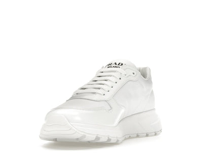 Prada PRAX 01 Sneakers Re-Nylon Brushed Leather White White