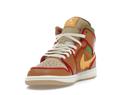 Jordan 1 Mid SE Cheeseburger