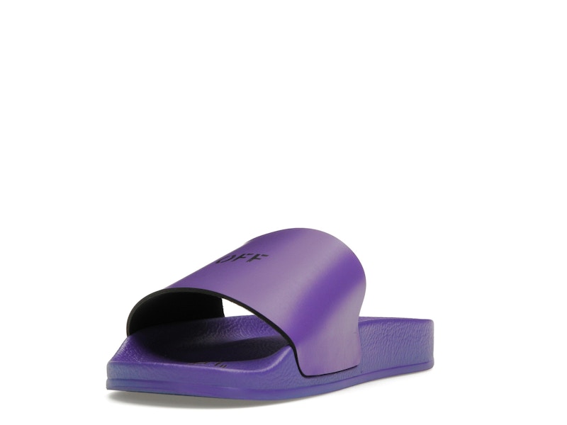 OFF-WHITE Off Stamp Slide Dark Violet Black (Women's)