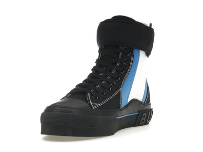 Burberry Sub High-Top Laced-Up Trainer Black Blue White