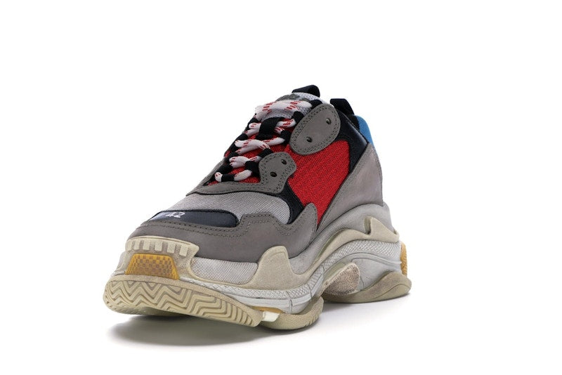 Balenciaga Triple S Grey Red Blue (2018 Reissue)