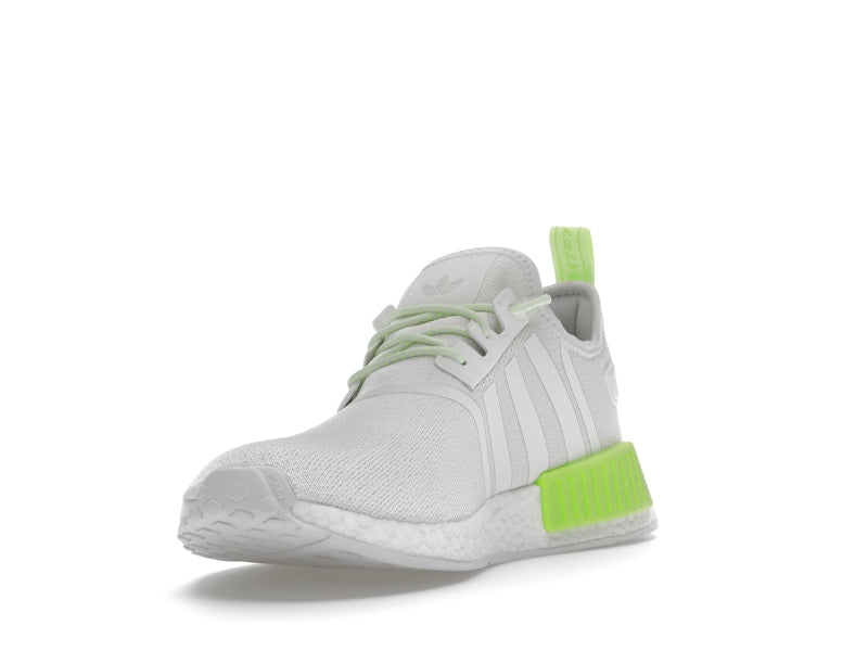 adidas NMD R1 Crystal White Solar Green