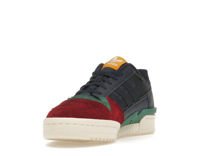 adidas Forum Exhibit Low 2.0 Collegiate Navy Burgundy Green