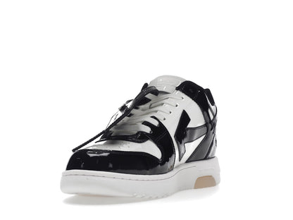 OFF-WHITE Out Of Office OOO Low Tops Patent Black White