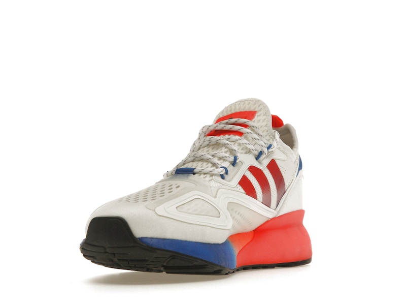 adidas ZX 2K Boost White Solar Red Blue