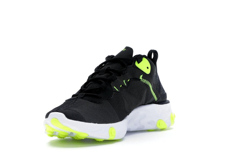 Nike React Element 55 Black Wolf Grey Volt