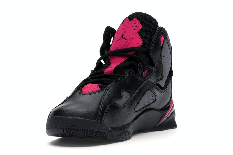 Jordan True Flight Black Dark Grey Deadly Pink (GS)