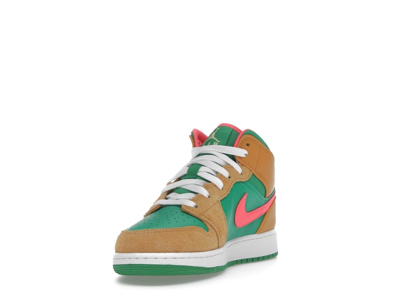 Jordan 1 Mid SE Chutney Lucky Green (GS)