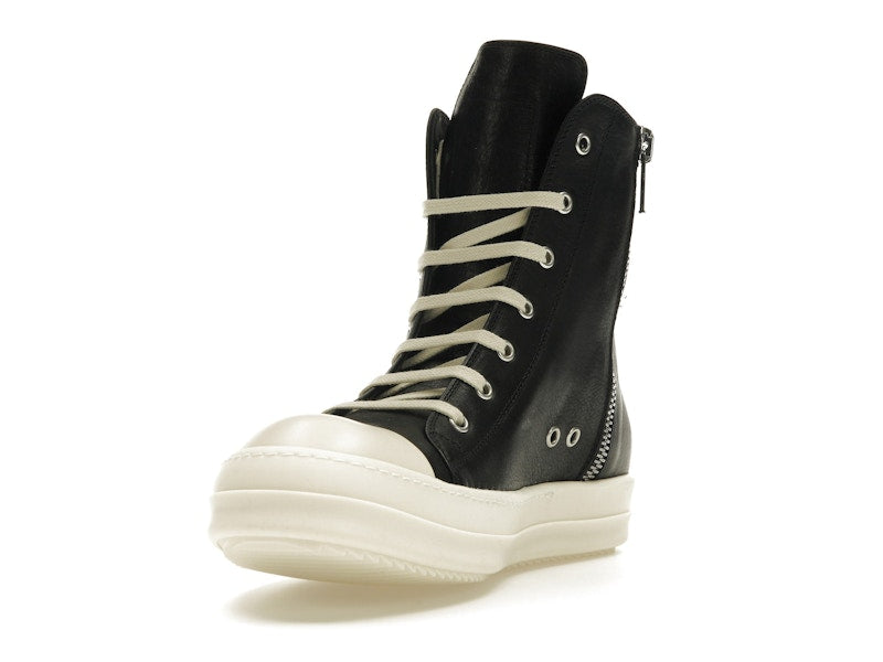 Rick Owens Lido High Sneaks Black Milk