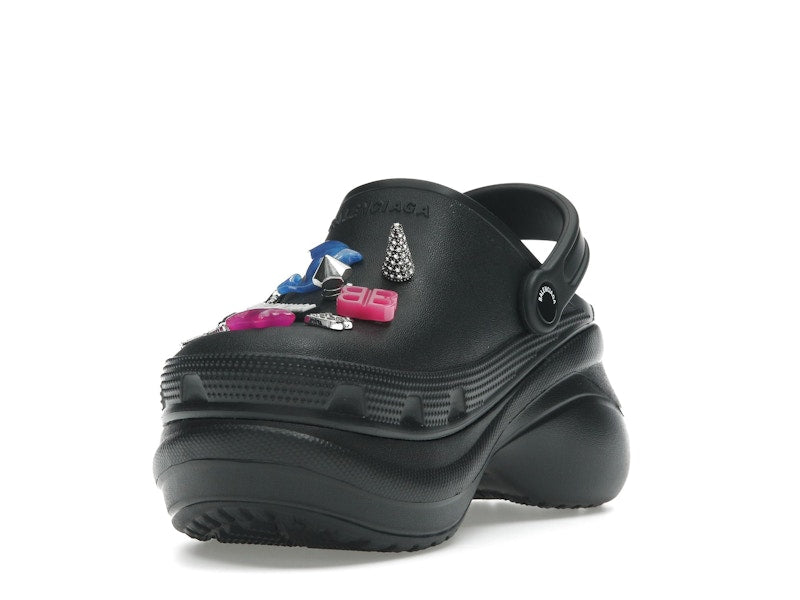 Balenciaga x Crocs Mule Black Multicolor Jibbitz (Women's)