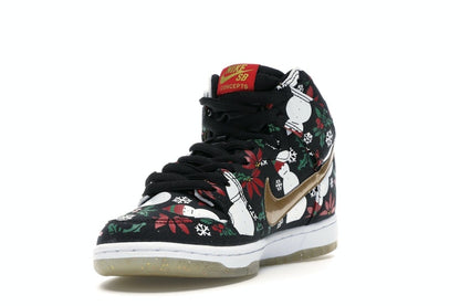 Nike SB Dunk High Concepts Ugly Christmas Sweater Black
