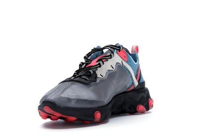Nike React Element 87 Blue Chill Solar Red