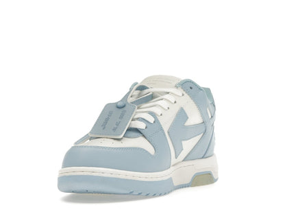 OFF-WHITE OOO Low Out Of Office Calf Leather White Light Blue
