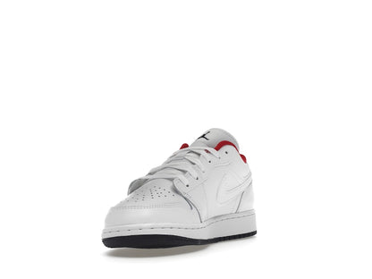 Jordan 1 Low White Gym Red Black (GS)