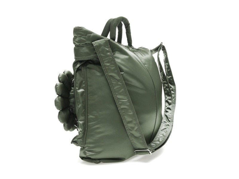 Takashi Murakami x PORTER 2Way Helmet Bag Sage Green