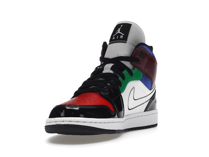 Jordan 1 Mid SE Black White Multi-Color (Women's)