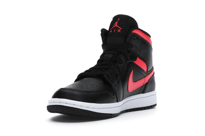 Jordan 1 Mid Black Siren Red (Women's)